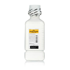 SODIUM CHLORIDE .9% 500ML 24/CS